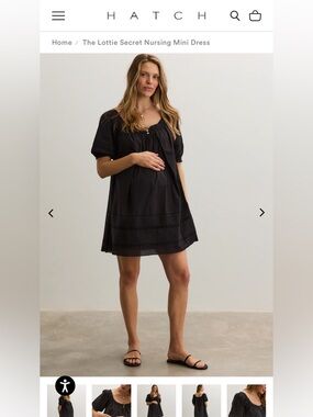 Hatch Lottie Secret Nursing Dress